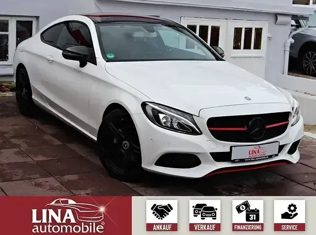 Gebraucht Mercedes C180 156 PS (114 kW) 2017 Weiß Coupé