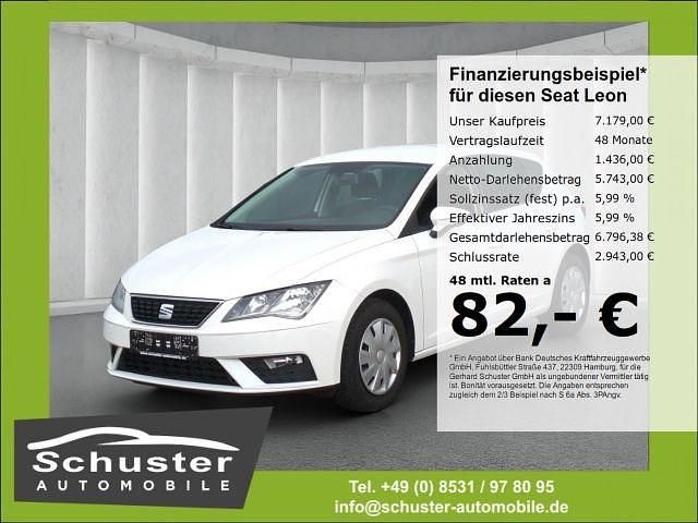Weiss Gebraucht 2018 Seat Leon Reference Limousine | 7.179 € (Fairer Preis) - Bild 1/1
