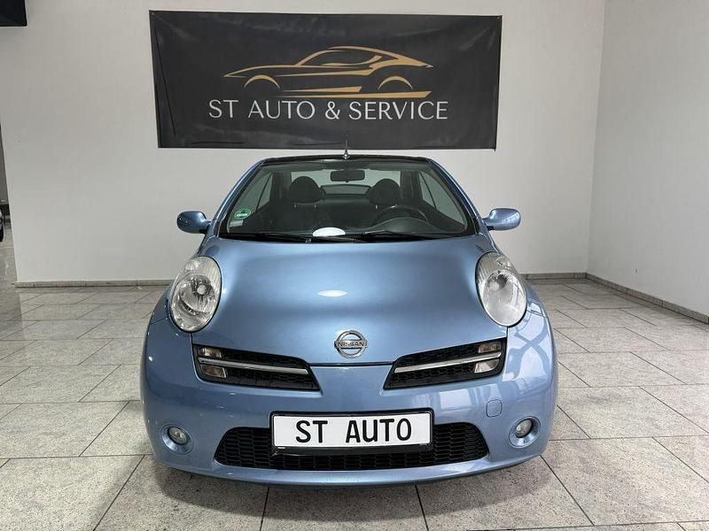 Blau Gebraucht 2006 Nissan Micra Premium Edition Cabrio | 3.990 € - Bild 1/4