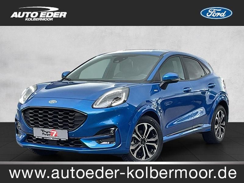 Dynamicblau (blau) Gebraucht 2023 Ford Puma ST-Line X SUV | 24.900 € (Fairer Preis) - Bild 1/4