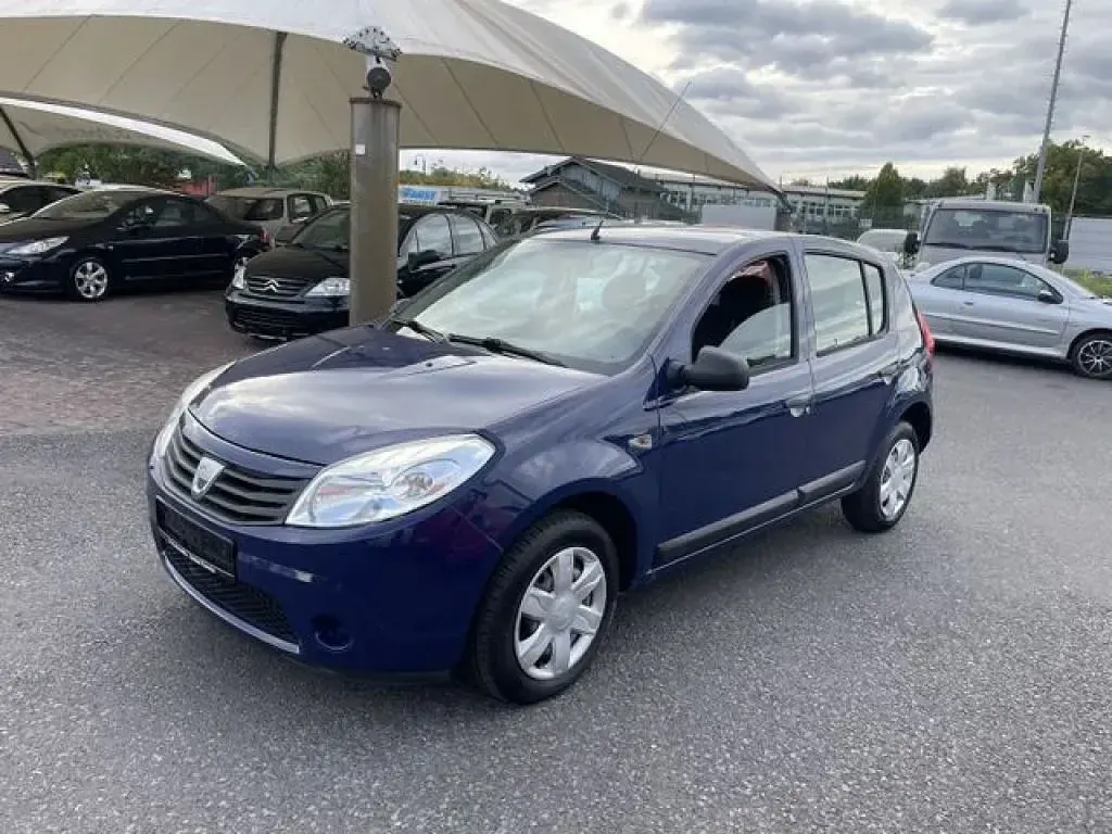 Gebraucht Dacia Sandero Basis 75 PS (55 kW) 2009 Blau Kleinwagen