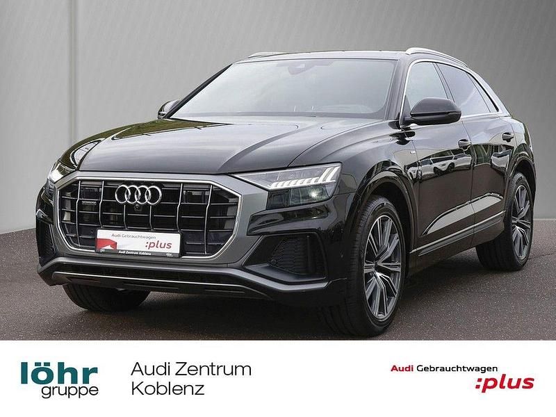 Mythosschwarz metallic Gebraucht 2022 Audi Q8 Ambiente SUV | 62.980 € (Fairer Preis) - Bild 1/4