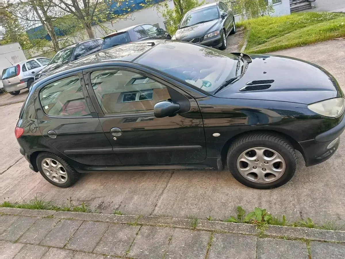 Gebraucht Peugeot 206 2002 Schwarz Kleinwagen