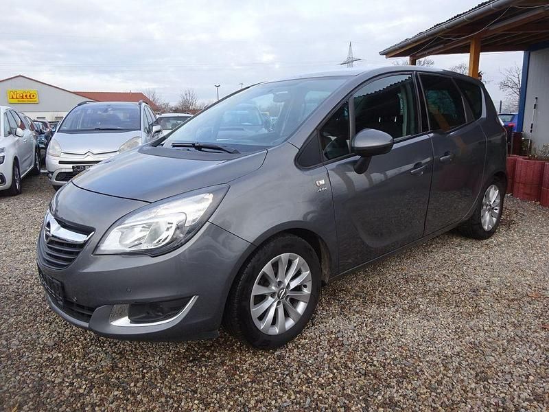 Grau Gebraucht 2016 Opel Meriva drive Van / Kleinbus | 3.900 € (Guter Preis) - Bild 1/4