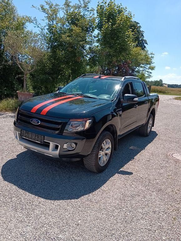 Schwarz Gebraucht 2015 Ford Ranger Wildtrack Abholung | 24.400 € (Fairer Preis) - Bild 1/4