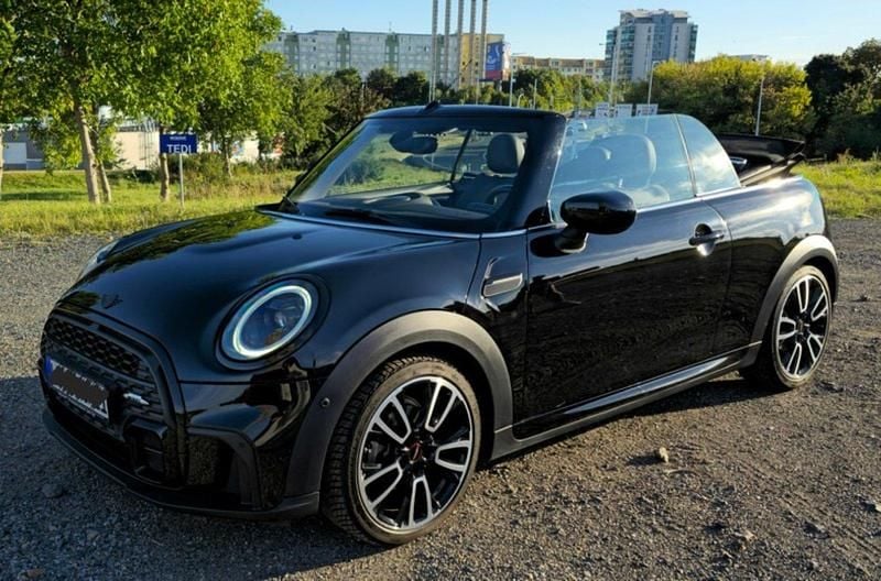 Schwarz Gebraucht 2021 Mini John Cooper Works Cabriolet Cabrio | 22.500 € (Superpreis) - Bild 1/4