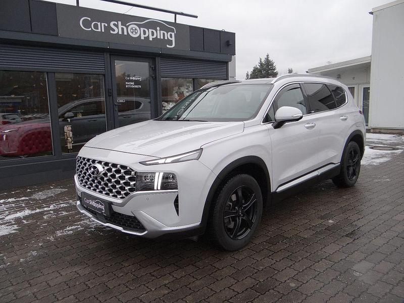 Weiß Gebraucht 2021 Hyundai Santa Fe Prime SUV | 28.480 € (Guter Preis) - Bild 1/4