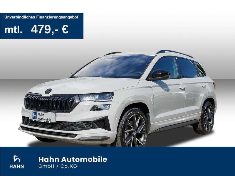 Steelgrau Gebraucht 2023 Skoda Karoq SportLine SUV | 38.890 € (Etwas zu teuer) - Bild 1/3