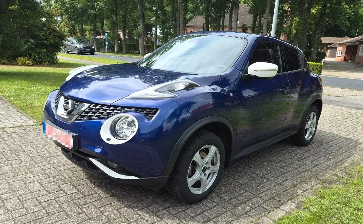 Gebraucht Nissan Juke Acenta 116 PS (85 kW) 2015 Blau SUV