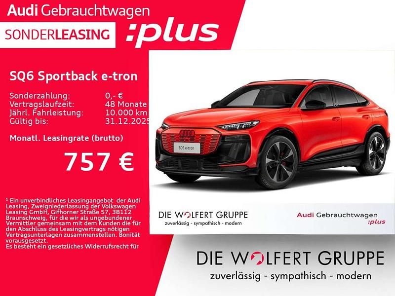 Soneirarot metallic Gebraucht 2025 Audi SQ6 e-tron SUV | 83.570 € (Fairer Preis) - Bild 1/4