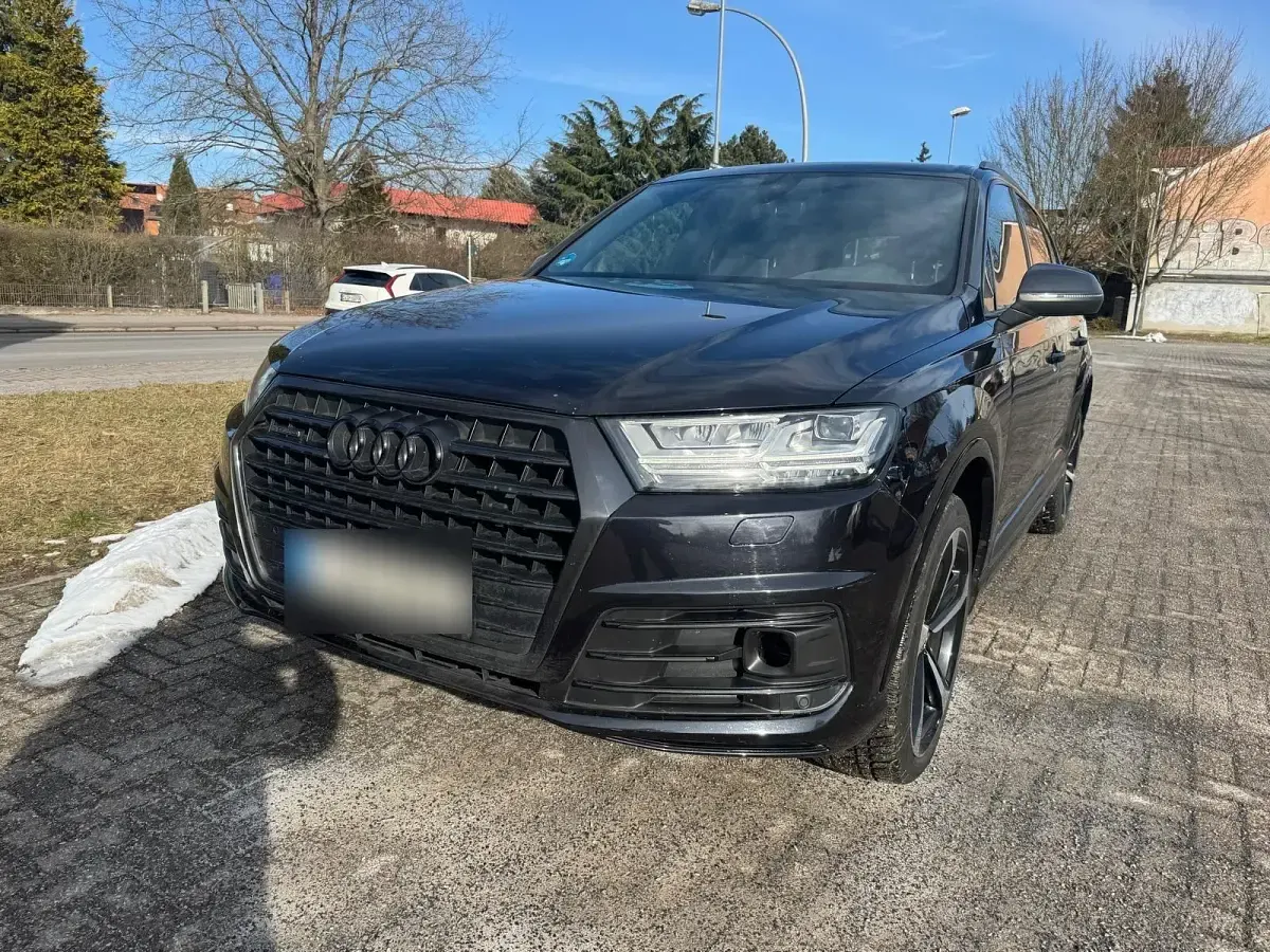 Gebraucht Audi Q7 S-Line 2017 Schwarz SUV