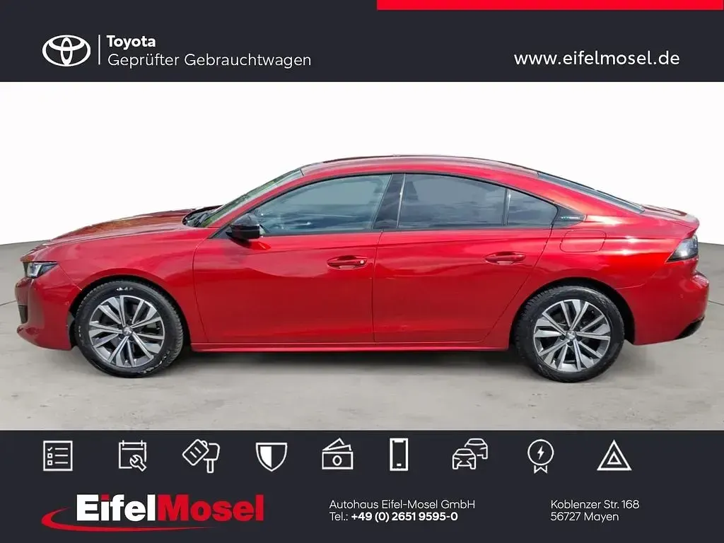 Gebraucht Peugeot 508 Allure 224 PS (164 kW) 2022 Rot Limousine