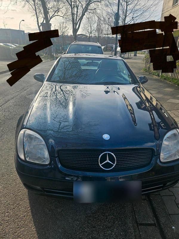 Gebraucht Mercedes SLK230 190 PS (139 kW) 1997 Blau Cabrio