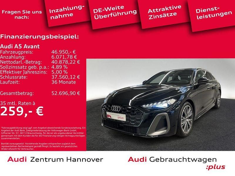 Mythosschwarz metallic Gebraucht 2025 Audi A5 Ambiente Coupé | 46.950 € - Bild 1/4