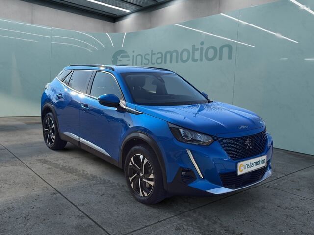 Blau Gebraucht 2021 Peugeot e-2008 Allure SUV | 22.690 € (Etwas zu teuer) - Bild 1/2