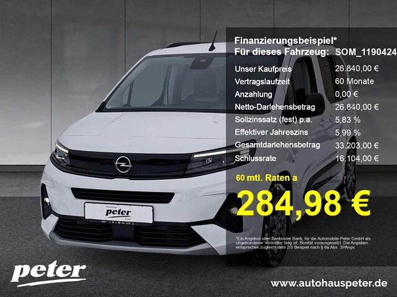 Gebraucht Opel Combo Life 131 PS (96 kW) 2024 Lackierung weiss icy/typ ausse Van / Kleinbus