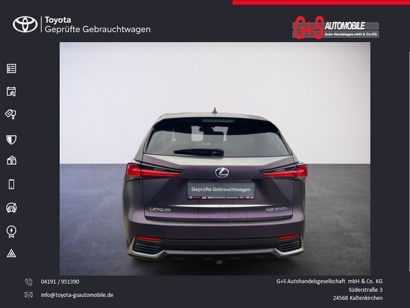 Gebraucht Lexus NX300h E-FOUR 197 PS (144 kW) 2018 Titaniumsilber metallic (metallic) SUV