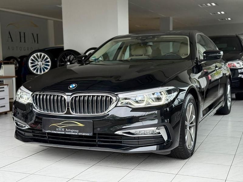 Saphirschwarz met. Gebraucht 2018 BMW 525 Luxury Line Limousine | 24.990 € (Fairer Preis) - Bild 1/4