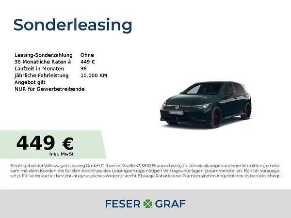 Dark moss green metallic / schwarz uni Neu 2026 VW Golf GTI Limousine | 55.190 € - Bild 1/4