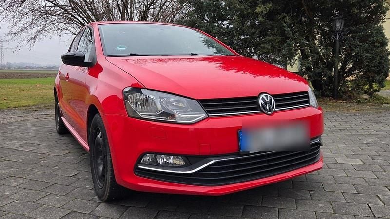 Gebraucht VW Polo 90 PS (66 kW) 2015 Rot Kleinwagen