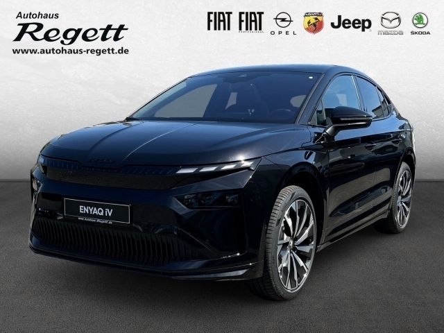 Schwarz Neu 2025 Skoda Enyaq iV SportLine SUV | 59.990 € (Teuer) - Bild 1/4