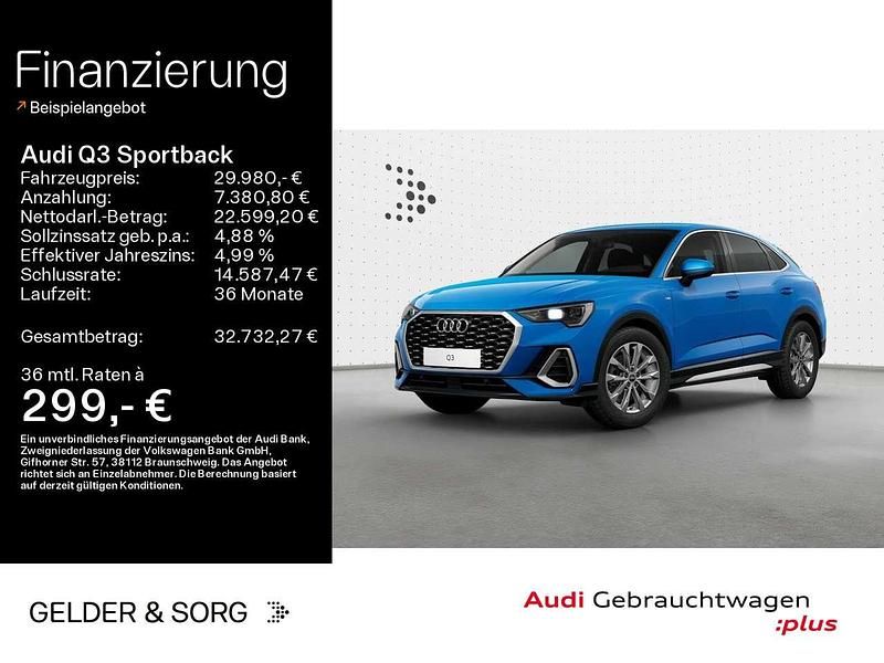 Gebraucht Audi Q3 S-Line 150 PS (110 kW) 2022 Turboblau SUV