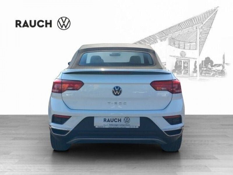 Gebraucht VW T-Roc Cabriolet Style 150 PS (110 kW) 2021 Weiß Cabrio