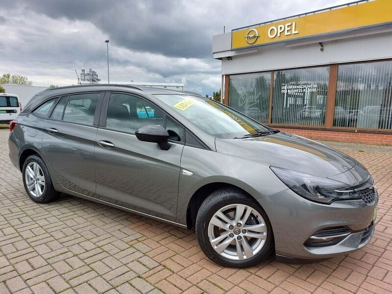 Grau Gebraucht 2021 Opel Astra Business Kombi | 14.490 € (Guter Preis) - Bild 1/4