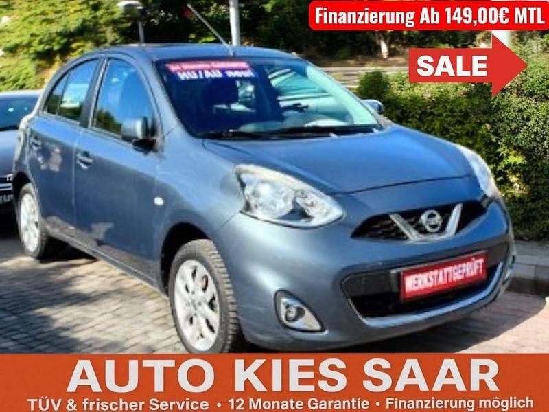 Blau Gebraucht 2017 Nissan Micra Acenta Kleinwagen | 5.999 € (Fairer Preis) - Bild 1/4