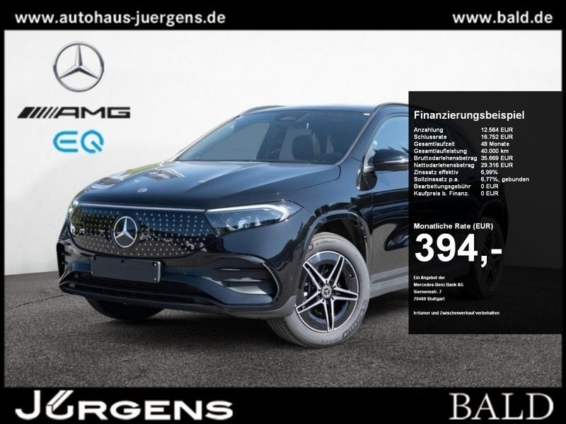 Schwarz kosmosschwarz metallic Gebraucht 2024 Mercedes EQA300 AMG SUV | 38.780 € (Guter Preis) - Bild 1/4