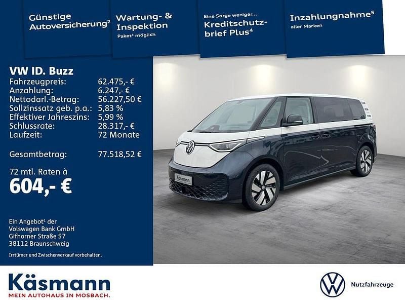 Candyweiß/ starlight blue met Neu 2025 VW ID. Buzz Pro Van / Kleinbus | 62.475 € (Superpreis) - Bild 1/4