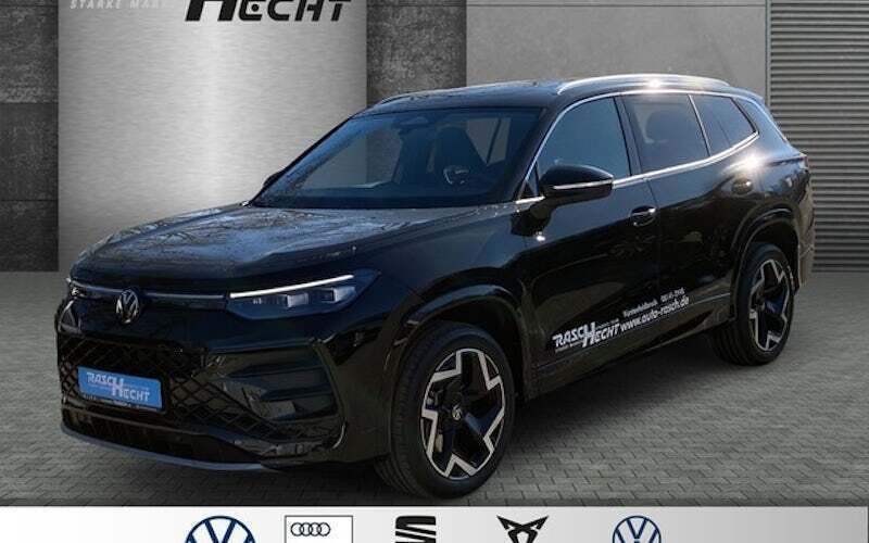 Grenadillschwarz metallic Neu 2025 VW Tayron R-line SUV | 58.870 € (Guter Preis) - Bild 1/4