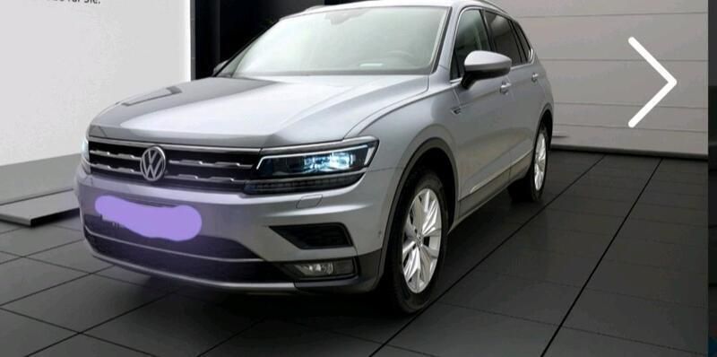 Silber Gebraucht 2019 VW Tiguan Allspace Highline SUV | 23.900 € (Guter Preis) - Bild 1/4