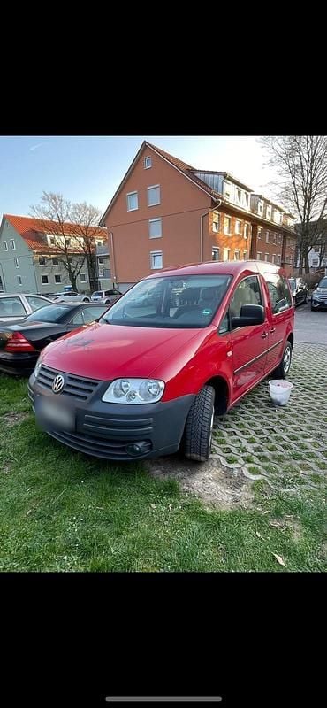 Gebraucht VW Caddy Life 75 PS (55 kW) 2004 Rot Van / Kleinbus