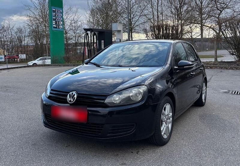 Gebraucht VW Golf VI Trendline 80 PS (58 kW) 2010 Schwarz Kleinwagen