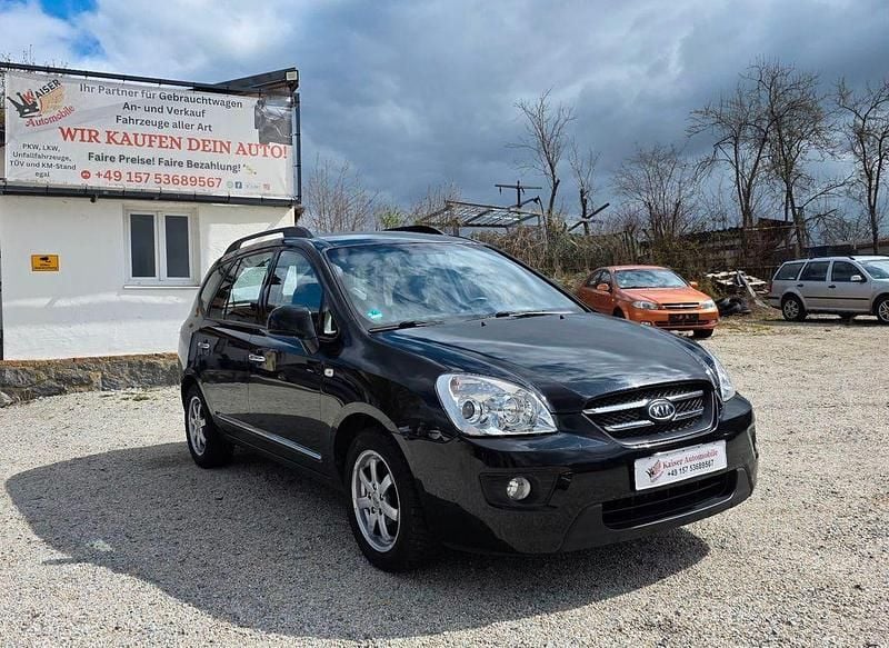 Gebraucht Kia Carens EX 140 PS (102 kW) 2010 Schwarz Van / Kleinbus