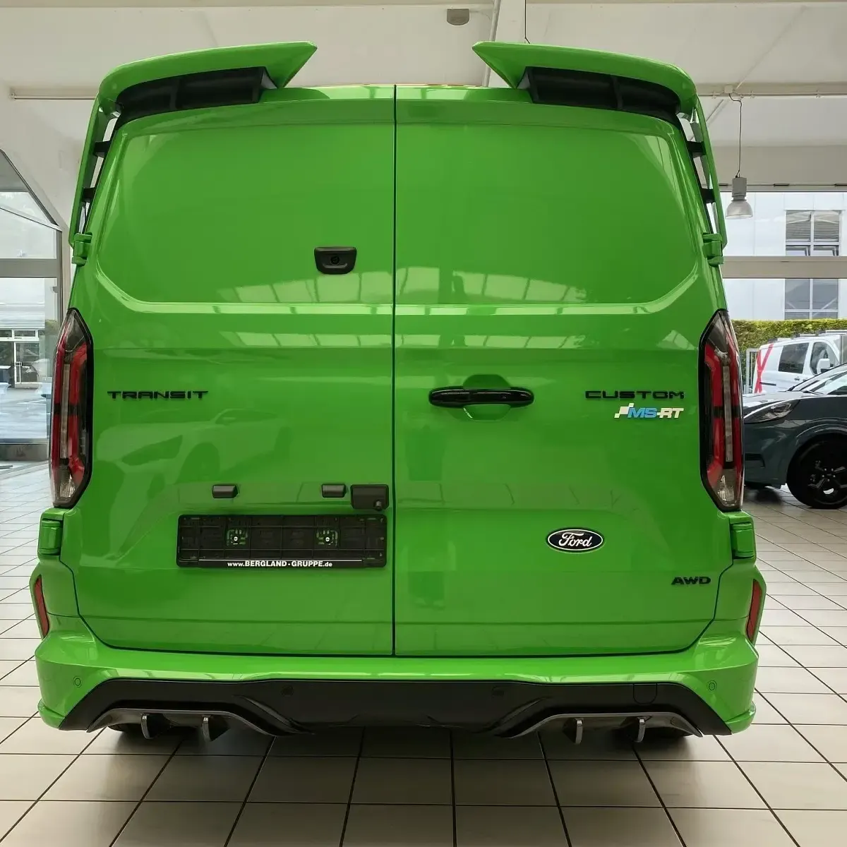 Neu Ford Transit Custom 170 PS (125 kW) 2025 Yellow green  (pstrp) grün Van