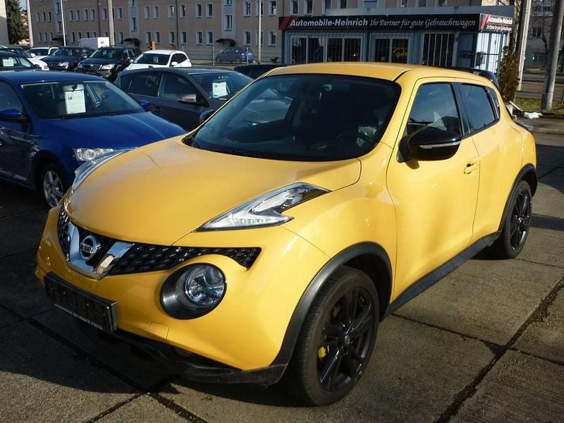 Gebraucht Nissan Juke Acenta 116 PS (85 kW) 2015 Gelb SUV