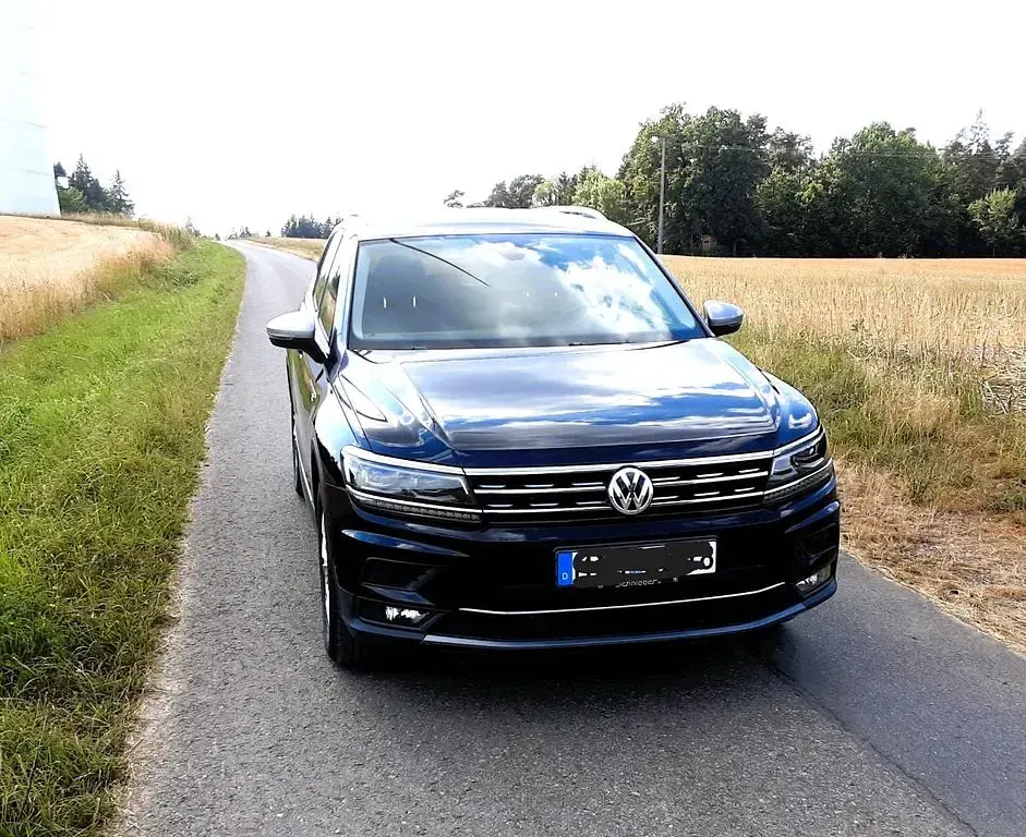Gebraucht VW Tiguan Allspace Highline 190 PS (139 kW) 2019 Schwarz SUV