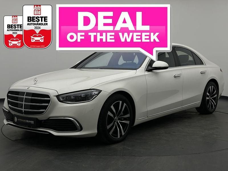 Designo diamantweiß bright Gebraucht 2021 Mercedes S500 Limousine | 72.900 € (Guter Preis) - Bild 1/4