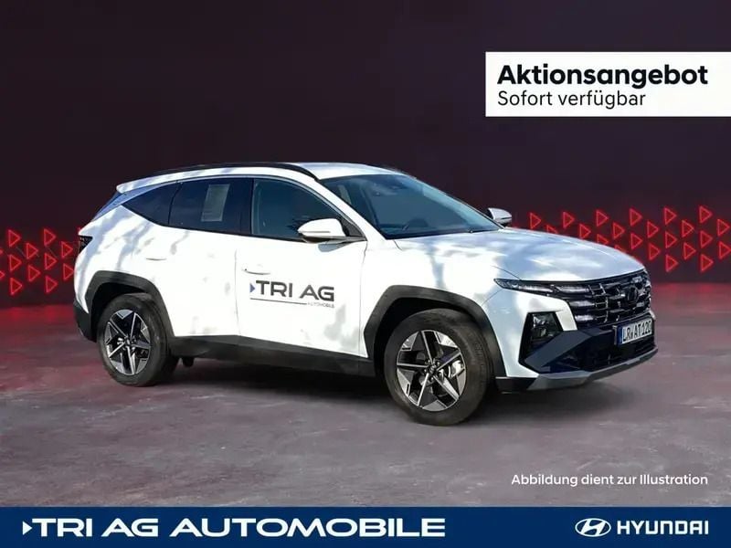 Atlas white / sol Gebraucht 2024 Hyundai Tucson Trend SUV | 31.460 € (Superpreis) - Bild 1/1
