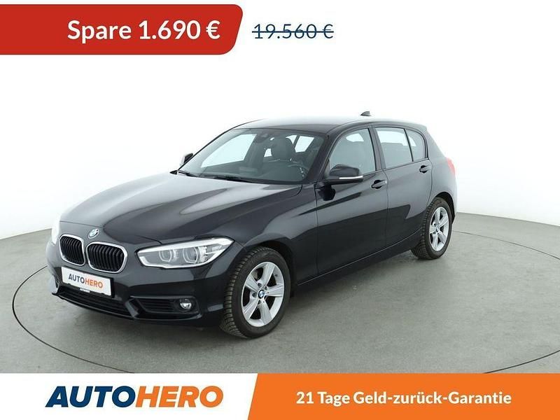 Schwarz Gebraucht 2018 BMW 120 Advantage Kleinwagen | 17.870 € (Fairer Preis) - Bild 1/3