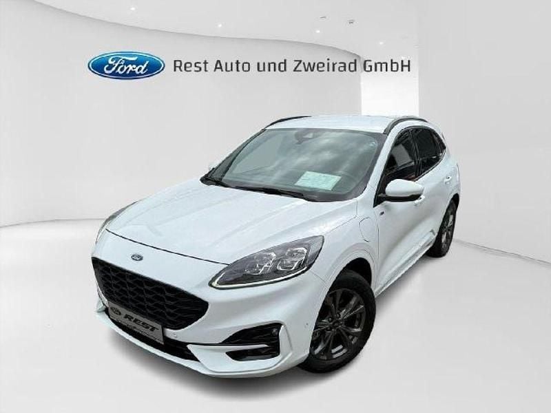 Frostweiß (metallic) Gebraucht 2021 Ford Kuga ST-Line X SUV | 23.980 € (Fairer Preis) - Bild 1/4