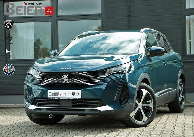 Blau Gebraucht 2021 Peugeot 3008 Allure SUV | 22.980 € (Fairer Preis) - Bild 1/4