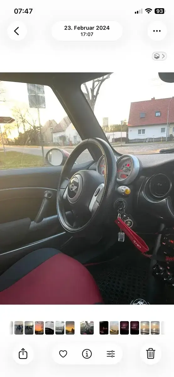 Gebraucht Mini Cooper Cabriolet 113 PS (83 kW) 2006 Rot Cabrio