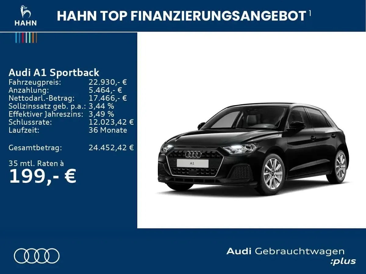 Gebraucht Audi A1 Advanced 116 PS (85 kW) 2025 Mythosschwarz metallic SUV