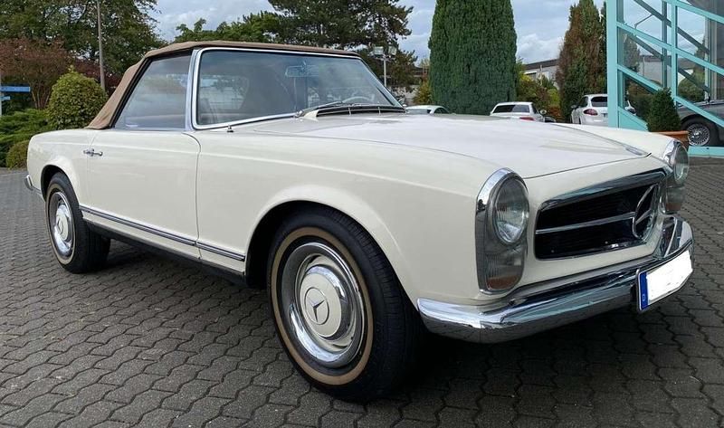 Gebraucht Mercedes 230 150 PS (110 kW) 1965 Weiß Cabrio