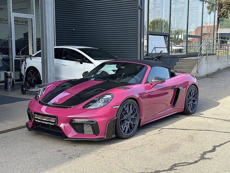 Violett Gebraucht 2023 Porsche 718 Spyder Cabrio | 159.990 € (Fairer Preis) - Bild 1/4