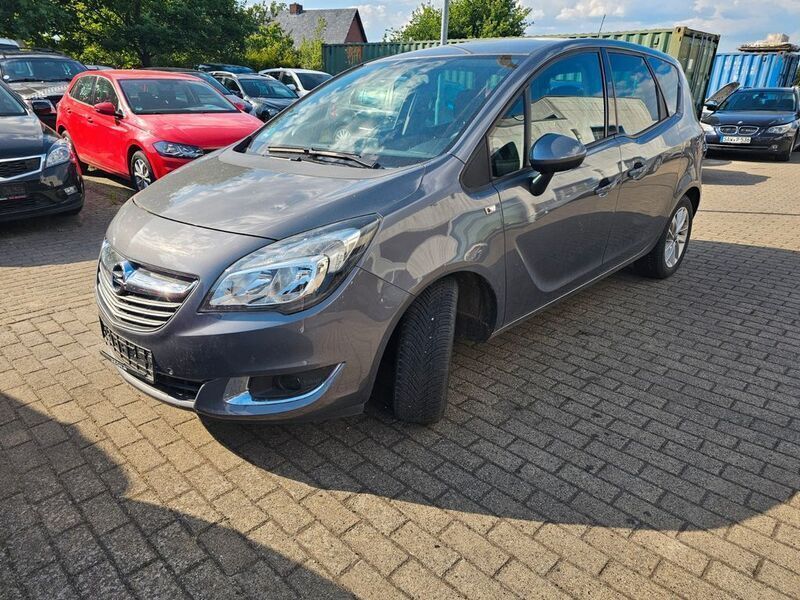 Grau Gebraucht 2016 Opel Meriva drive Van / Kleinbus | 9.999 € (Etwas zu teuer) - Bild 1/4