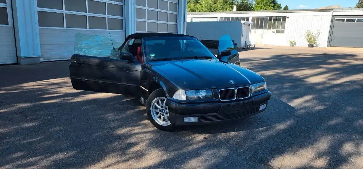 Gebraucht BMW 325 Cabriolet 192 PS (141 kW) 1994 Schwarz Cabrio
